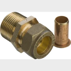 komp. overgang lige 18 mm x 3/4" n pex