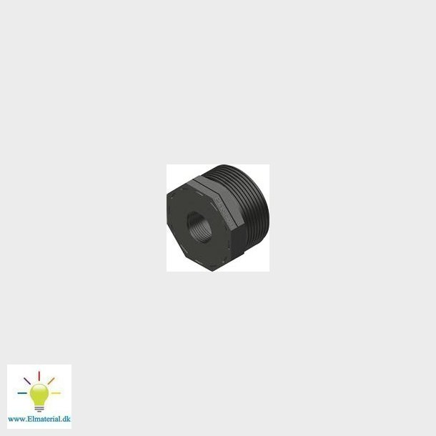 1 1/2" X 3/4" Plasson Pp Nippel Muffe