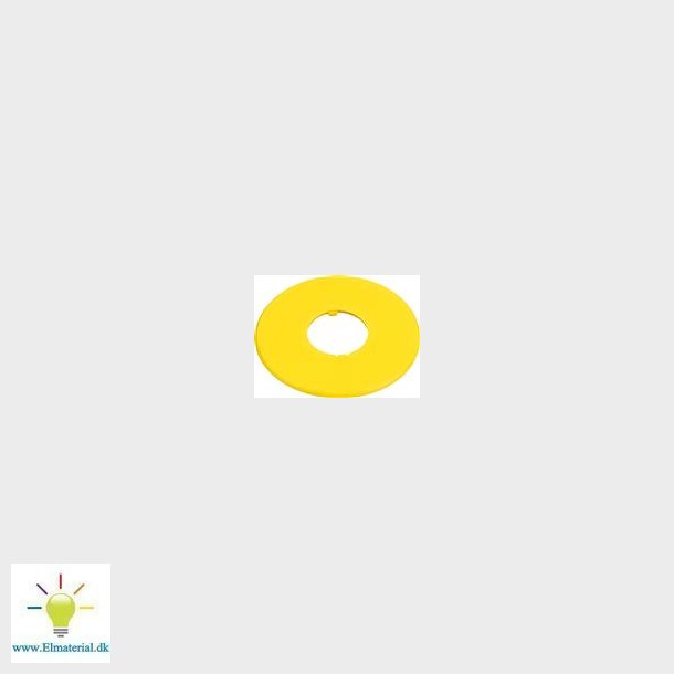 Ndstopskilt, Gul - Blank