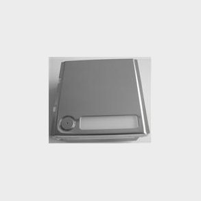 Modul M. 1 Trykknap, S2, Steel, 1158/11