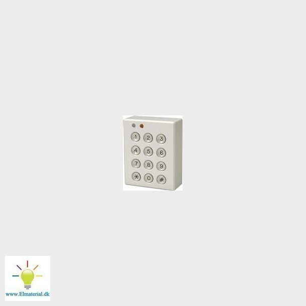 Kodetastatur. Eloxeret Alu.T242