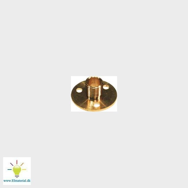 Nippel M/Plade 10Mm Messing