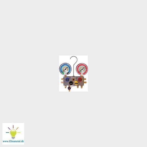 Analog 4-Vejs Manifold, R32, R410A &macr;80