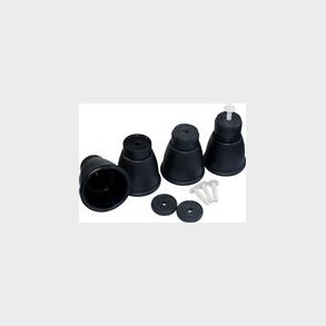 Plastf&iquest;dder Sort Plastnitte, 105 Mm