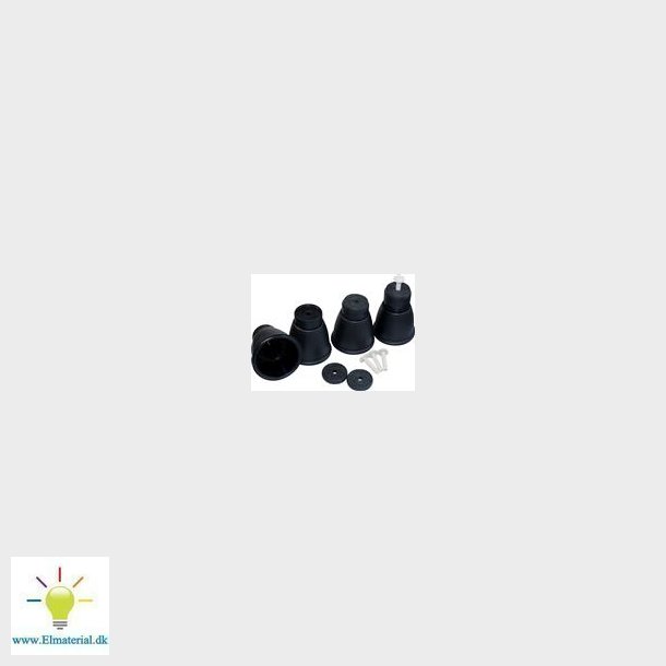 Plastf&iquest;dder Sort Plastnitte, 105 Mm