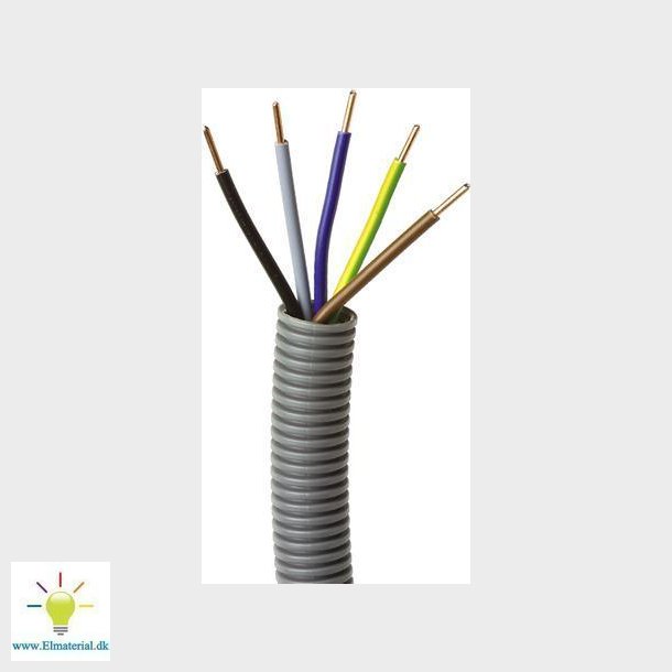 Installationsledning I Flexrr, Pp 5G1,5M M&sup2; H07V-U 450/750V Ring, Diameter 16 Mm