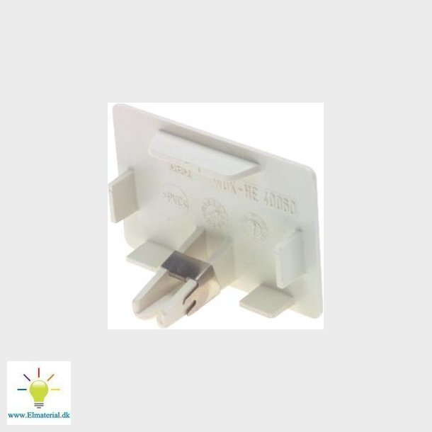 Endestykke 60X150 Mm Hvid Ral 9010