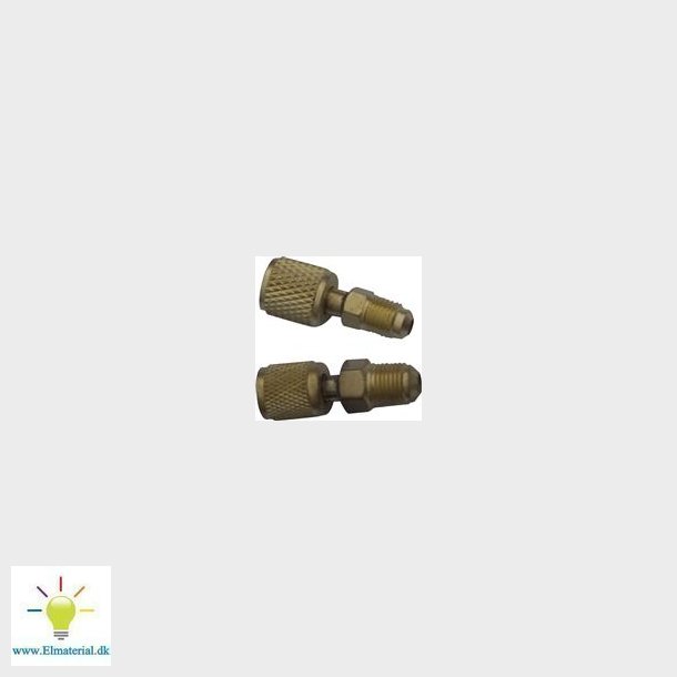 Lige Adapter, 3/8"F - 1/4"M