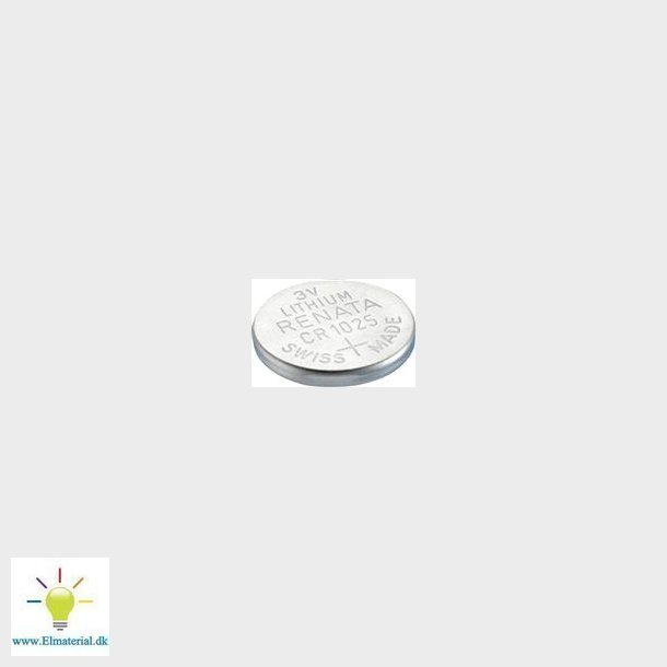 Cr1025 Knapcelle Batteri 3V/30Mah Li