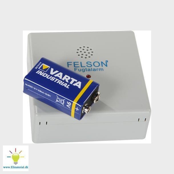 Fugtalarm Inkl. 9V Batter