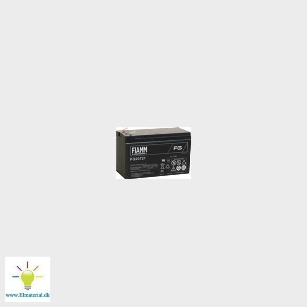 Fiamm blybatteri 12V / 7,2Ah