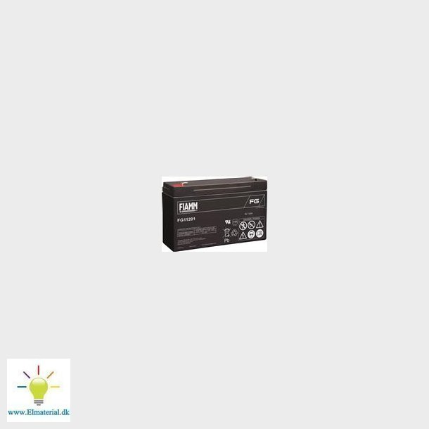 Fiamm Blybatteri 6V/12Ah
