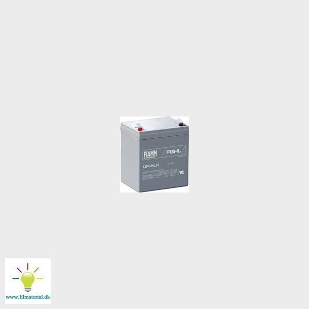 Fiamm 10 rs Bly-Akkumulator 12V/5Ah.