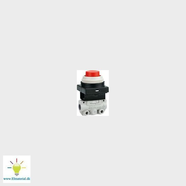 Ventil Mek 5/2 1/8" Trykknap Farve-Kit