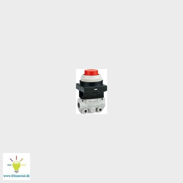 Ventil 3 Port R&iquest;d Trykknap