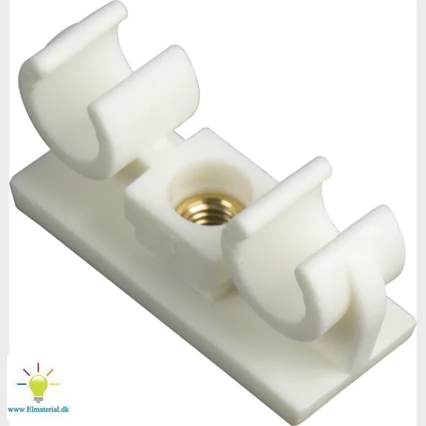 rrbrer dobbelt 10mm hvid