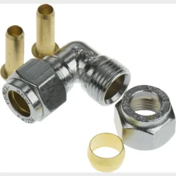 forkromet vinkel 10mm til pex-rr