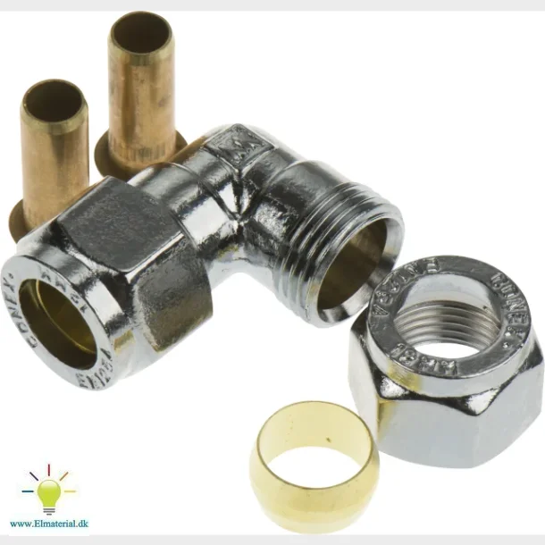 forkromet vinkel 12mm til pex-rr