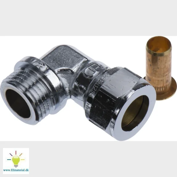 vinkel overg. 1/2-15mm nip. til pex-rr