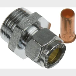 forkromet overg. 1/2-10mm nip. til kobbe