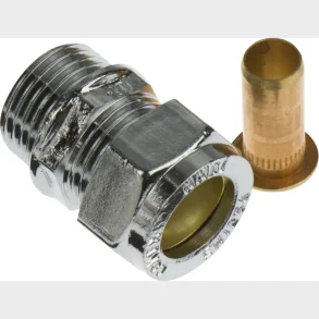 forkromet overg. 1/2-15mm nip. til pex-r