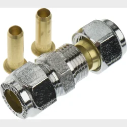 forkromet samler 10mm til pex-rr