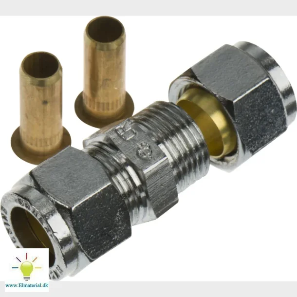 forkromet samler 12mm til pex-rr