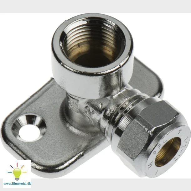 dkvinkel 1/2"-12mm krom