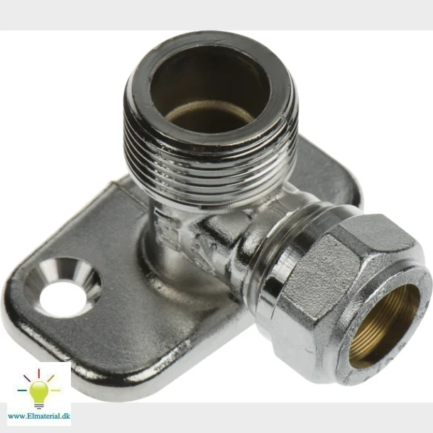 dkvinkel 3/4"-15mm krom