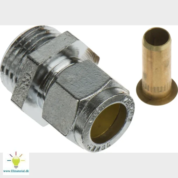 forkromet overg. 1/2-12mm nip. til pex-r
