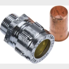 forkromet overg. 3/8-15mm nip. til kobbe