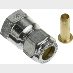 forkromet overg. 3/8-10mm muf til pex-r