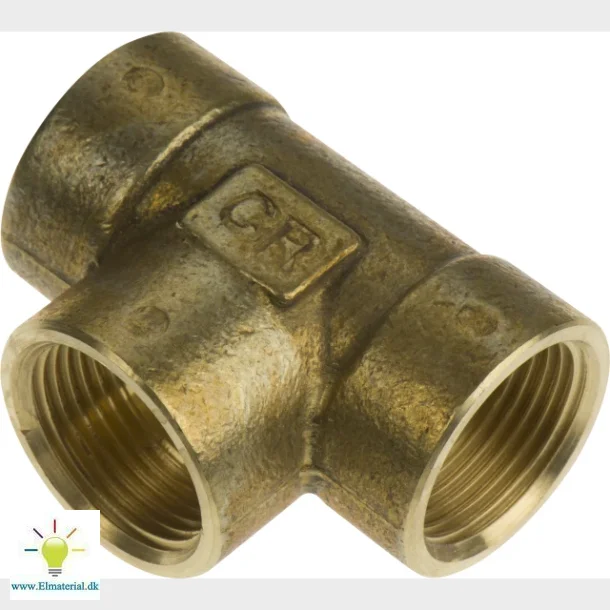 tee 3/4" messing drz