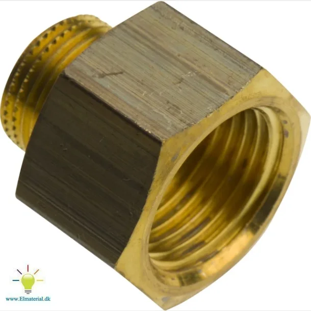 spidsmuffe 1/2-3/8" messing drz