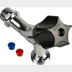 kugleaftapshane 3/4-1/2" krom