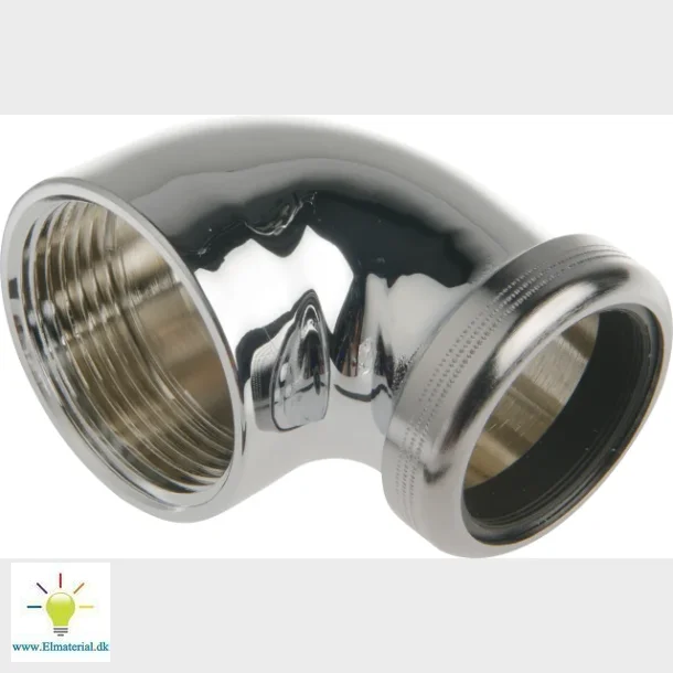 aflbsvinkel 5/4"-32mm forkromet