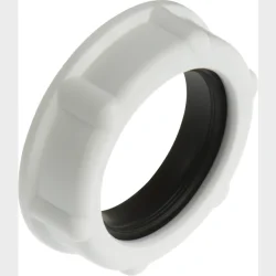 omlber m. pakning 5/4"-32mm hvid