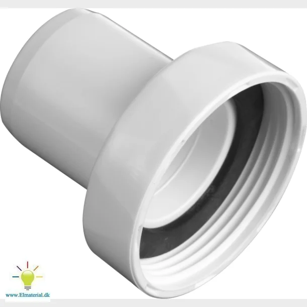 overgang til aflb 11/2"-32mm hvid