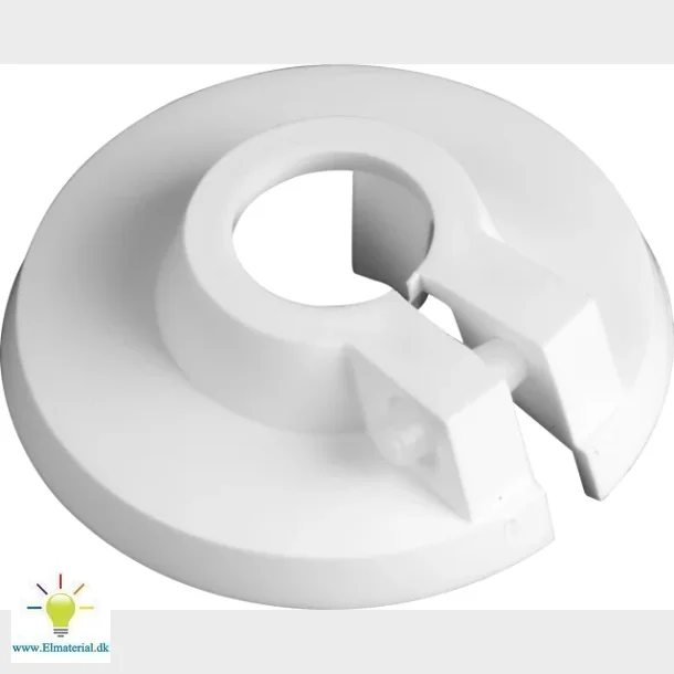 plastroset 2 delt 15 mm hvid