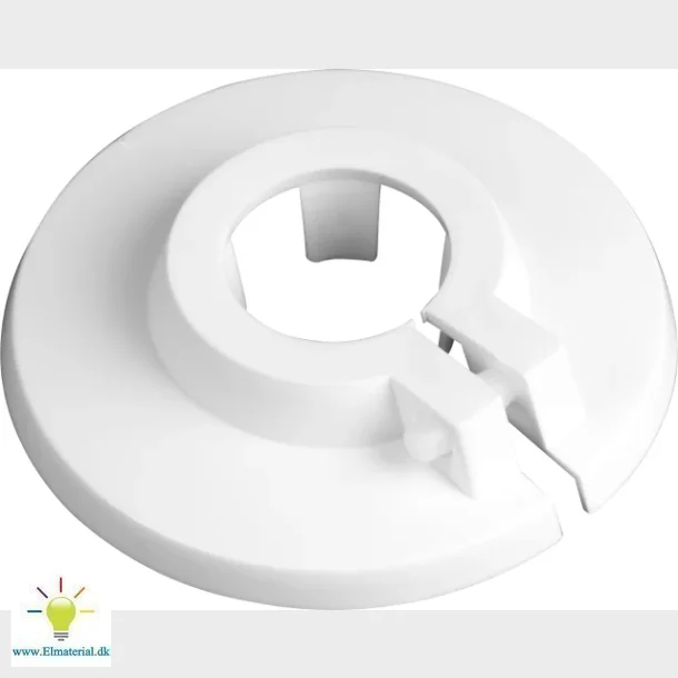 plastroset 2 delt 18 mm hvid