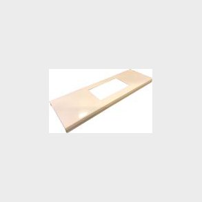 Frontuds. 25 Cm.F.Fiberudt.Tas+ Ral 9010