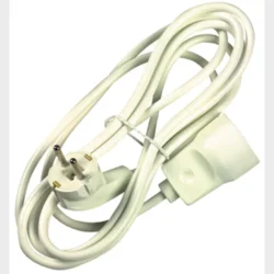 forlngerledning hvid schuko 3m