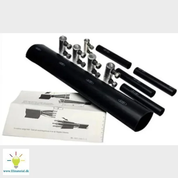 krympemuffest med forbinder 5x6-16 mm2