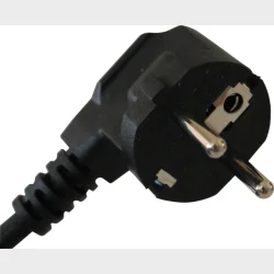 apparatledning schuko vinklet - c13 3m