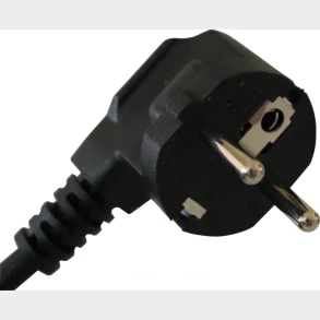 apparatledning schuko vinklet - c13 3m