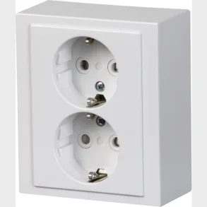 panelstikkontakt, dobbelt (jussi)