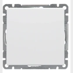 afbryder korr m/2sl semi komplet hvid