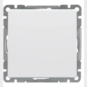 afbryder korr m/2sl semi komplet hvid