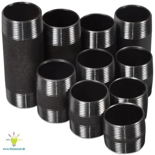 Nippelrr Svart Blandat 10 Styck 1 1/4