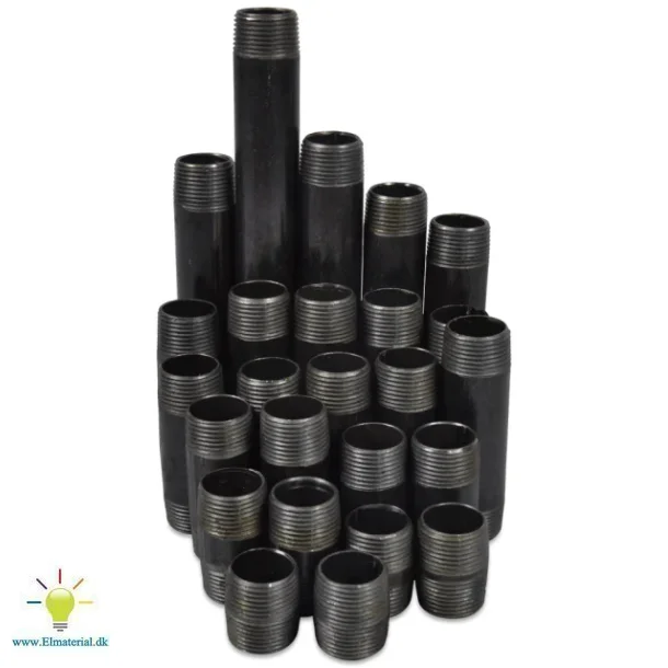 Nippelrr Svart Blandat 25 Styck 1/2